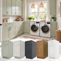 Nouvelle tendance : armoires de buanderie couleur vert sauge |   Armoires de cuisine de style américain en stock |   Armoires pour Projets de Construction