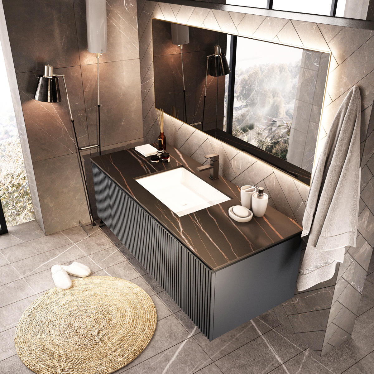 สีเทาเข้ม