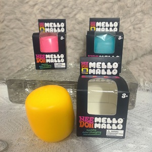 Needoh Marshmallow Style Color Changing <b>Squeeze</b> Toy Elastic Decompression <b>Ball</b> for Sensory Comfort Needoh Vibes - Product Image 4