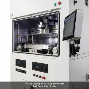เครื่องอิเล็กโทรสปินนิ่ง <span class=keywords><strong>JINWEI</strong></span> PL-500 รุ่นขั้นสูง 30kV ระบบอัตโนมัติ 3 แกน XYZ ระบบผลิตเส้นใยนาโนขนาดเล็กในห้องปฏิบัติการที่มีความแม่นยำสูง - Product Image 3
