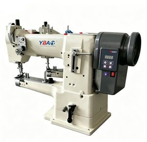YBAO Machine à coudre industrielle neuve, à point noué, à aiguille simple, à entraînement direct, à bras haute, à lit cylindrique, programmable et informatisée, pour travaux lourds - Product Image 4