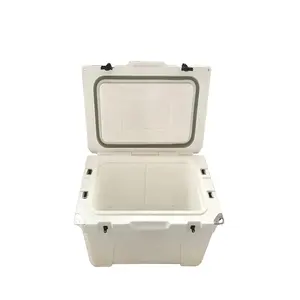 Roto-molded leak proof motorcycle food delivery box