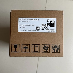 โมดูลซีพียูควบคุมโปรแกรมได้ผ่าน PLC DVP-EH3 DVP48EH00T3ของแท้สำหรับระบบอัตโนมัติในอุตสาหกรรม - Product Image 1