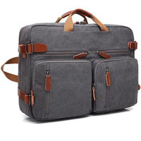 Sacoche étanche et extensible antivol en nylon Oxford pour ordinateur portable mallette d'affaires pour hommes et femmes voyage épaule 24L