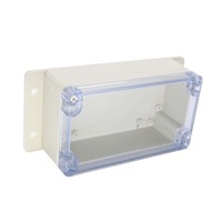 Tapa transparente de montaje en pared personalizada para exteriores, caja de empalme de plástico ABS, impermeable IP65, OEM
