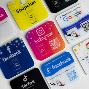 <span class=keywords><strong>Carte</strong></span> NFC Google <span class=keywords><strong>France</strong></span> Google/Instagram/Tiktok Plaque NFC - Product Image 6