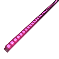 Papan Aluminium Alloy IP65 Khusus untuk Rumah Kaca Lanskap, Lampu LED Spektrum Penuh Lipat 50W untuk Pertumbuhan Tanaman Linear