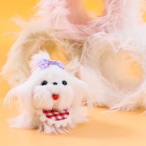 Tiges de chenille en peluche super denses de 40 mm pour cheveux longs, fabrication artisanale DIY, bâtonnets torsadés épais et flexibles, vente en gros, pour lapins - Product Image 4