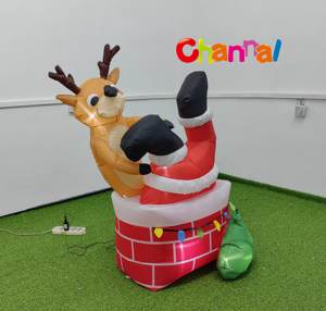 ديكورات عيد الميلاد القابلة للنفخ، مشهد المهد المضيء، زينة عيد الميلاد القابلة للنفخ - Product Image 4