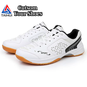Chaussures de sport pour hommes, adolescents et étudiants pour le badminton, le tennis de table, le tennis, amortissantes, légères et antidérapantes - Product Image 1
