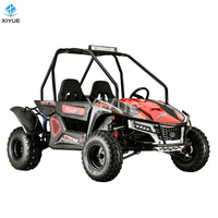 Buggy de démarrage électrique pour aventure en plein air 180CC Buggy UTV 2 places à essence 4 temps refroidi par air avec entraînement par pédale à vendre