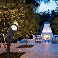 Éclairage extérieur à piquet de sol IP66, boîtier en aluminium, angle réglable, lumière vers le haut et vers le bas, spot LED 7W, lumière à piquet de jardin