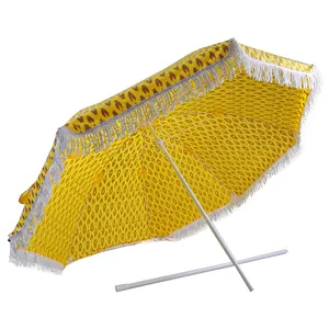 Groothandel Zon Beschermen Polyester Grote Reclame Strand Paraplu