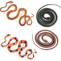 Figura de Simulación de Serpiente de 110-123 cm, Juguete de Plástico Suave, Modelo 3D de PVC