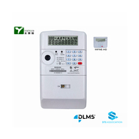 Medidor de electricidad inteligente monofásico, tarjeta IC con RS485 para medidor inteligente del sistema AMI
