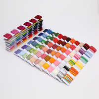 JP 120 couleurs fil à coudre broderie aiguille cadre broderie cerceau Kit bricolage à la main point de croix Kit