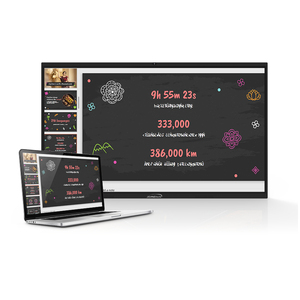 75-inch hoạt động tương tác thông minh Bảng điều khiển lớp học máy tính đa phương tiện phát lại Hội Đồng Quản Trị cảm ứng TV bảng trắng quảng cáo hiển thị - Product Image 3