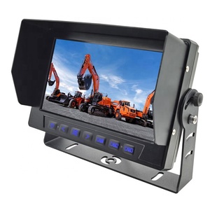 AHD xe tải sao lưu máy ảnh đảo ngược Viện trợ <span class=keywords><strong>7</strong></span> <span class=keywords><strong>inch</strong></span> IPS 2 chia màn hình có dây với 1080P tự động tầm nhìn ban đêm xe buýt sao lưu hệ thống máy ảnh - Product Image 6