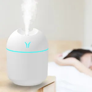 แบบพกพาไฟ LED Light Mini 250Ml H2o สเปรย์ Mist Humidifier USB Cool Mist Air Humidifier