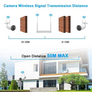 4MP 4CH 6CH 8CH an ninh Hệ thống <span class=keywords><strong>camera</strong></span> cho ngoài trời nhà thông minh không dây IP CCTV với tầm nhìn ban đêm & panel năng lượng mặt trời Pin điện - Product Image 5