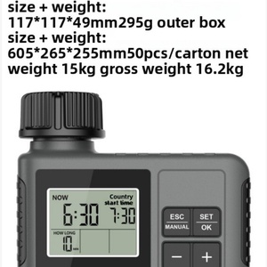 Easy Install Smart Water <b>Timer</b> LCD Digital Programmable Automatic Garden Watering <b>Timer</b> Home Balcony Courtyard Plants - Product Image 5