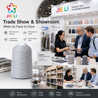Hilo de Algodón y Cachemira 28NM/2, 95% Algodón de Fibra Larga, 5% Cachemira, Hilo de Tejer de Lujo para Suéteres de Invierno, Color Personalizado, Suministro de Fábrica
