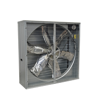 Ventilateur extracteur d'air axial industriel à pression négative, mural, type poussée-tirage, pour usage agricole