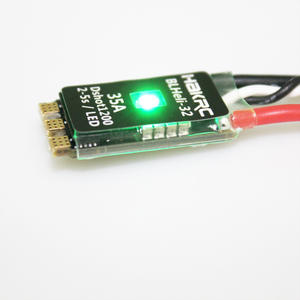 Controlador Electrónico de Velocidad sin Escobillas de 32 Bits y 35A con Luz LED para Modelos RC de Larga Duración, Piezas DIY Hechas en China Guatemala - Product Image 3