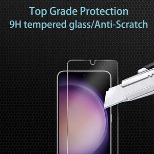 Hot Selling New Model <strong>Custom</strong> Mobile Phone <strong>Screen</strong> <strong>Protector</strong> 2pack Tempered Glass 9H S24+S24 Ultra <strong>Screen</strong> Film Packaging Box - Product Image 6