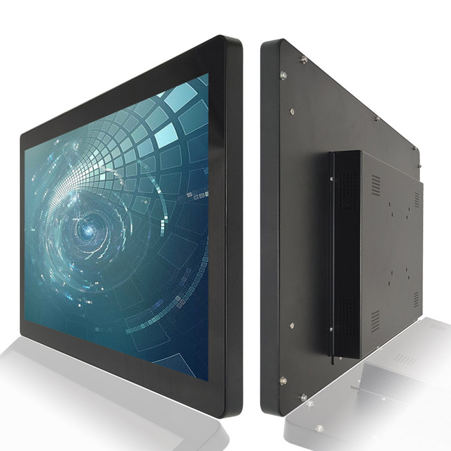 Customization 21.5 27 32 Inch Ip65 Panel Open Frame Wall Mount Rugged Hd Vga Hdmi Dvi TFT IPS Lcd Touch Screen Industrial Monitor