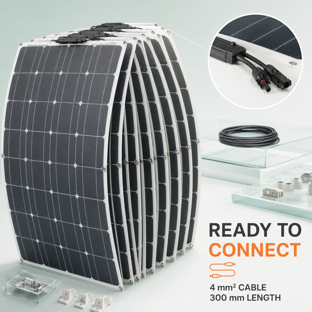 Factory Price 315w Flexible Solar Panels 320w 325w 330w Thin Film Cell Flexible Solar Panel for Outdoor Marine Use