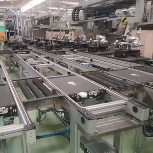 Customized Stainless Steel Double Speed Chain Conveyor Equipment Automatic Assembly Line for Electric Welding Machine Production - Product Image 1