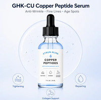 Sérum pour le soin de la peau du visage ETRUN ALISA, marque privée, anti-rides, ridules, taches de vieillesse, sérum pour le visage au peptide de cuivre GHK-Cu bleu