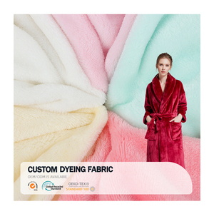 Trong Kho Phổ Biến Siêu Mềm Polyester Đôi Bên Dày Minky Siêu Mềm Lông Cừu Vải Bởi Các Sân Lông Mềm - Product Image 1