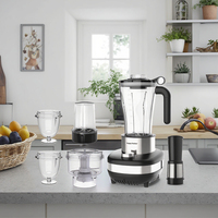 Robot culinaire multifonction 6-en-1 Happy Partner : Mixeur, Hachoir, Extracteur de jus, Blender électrique pour fruits – Fabricant