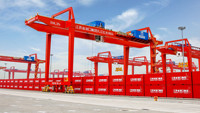Grue portique extérieure robuste à double poutre avec cabine de commande électrique 30t 40t 50t