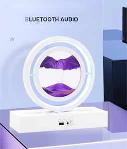 Lámpara de arena movediza con atenuación giratoria de 360 grados, lámpara de noche con altavoz RGB16 para pintura artística enchufable - Product Image 5