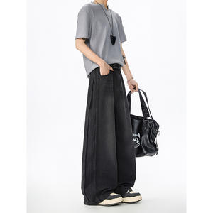 Nouvelle Collection 2026 – Jean Décontracté Homme Hiver Automne, Coupe Large, Polyvalent, Style Streetwear pour Jeunes - Product Image 4