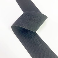 Bande élastique jacquard personnalisée avec logo, sangle extensible pour ceinture de yoga, ceinture de boxe, sous-vêtements pour hommes, couture