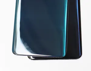 Capa traseira da bateria para lg g7 thinq g710em g7, cobertura do vidro