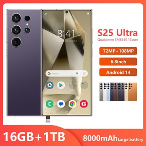 New S25 siêu 5g 2025 mở khóa điện thoại di động lớn Android 15 điện thoại thông minh Dual <span class=keywords><strong>Sim</strong></span> <span class=keywords><strong>6</strong></span> inch - Product Image 4