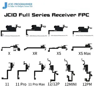 Récepteur JCID FPC JC, câble flexible de capteur d'oreille sans haut-parleur pour <span class=keywords><strong>iPhone</strong></span> X XS 12 <span class=keywords><strong>11Pro</strong></span> 13 14 15, réparation <span class=keywords><strong>Face</strong></span> <span class=keywords><strong>ID</strong></span> True Tone - Product Image 2