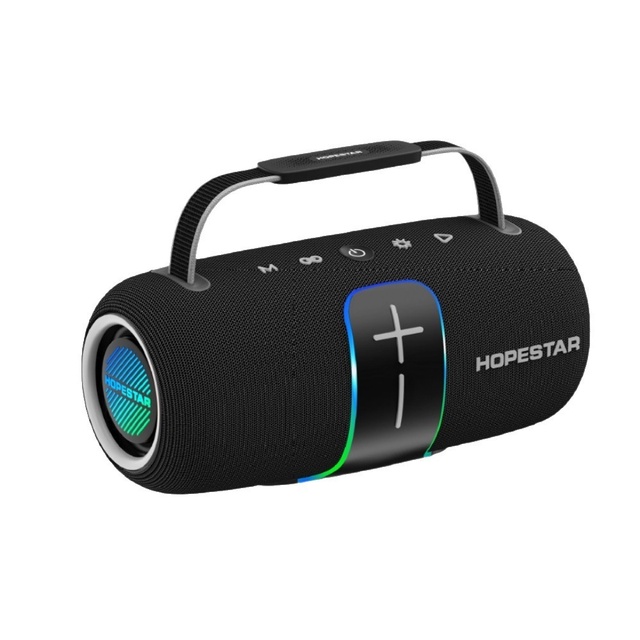 BT Speaker Portable, High Power Outdoor Wireless Speaker, Bass Subwoofer with Carry Handle for Home, Party, Travel