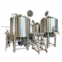 Système de brasserie industrielle 40BBL 4V pour la production à grande échelle
