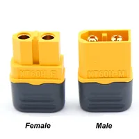 Câble d'alimentation XT60H femelle-mâle 12AWG à extrémité unique pour système d'alimentation d'avion modèle RC FPV - Pièce de rechange