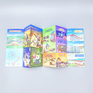 Venta al por mayor de entradas personalizadas para el área escénica mapas incorporados y guías de atracción troquelados lámina de oro y revestimiento UV - Product Image 2