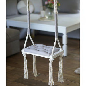 Balançoire en macramé faite à la main balançoire pour bébé balançoire pour bébé suspendue douce et confortable pour la décoration de la chambre des enfants - Product Image 1