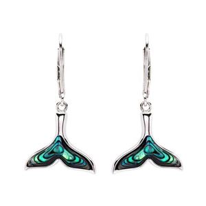 Commercio all'ingrosso della fabbrica Abalone foglio intarsio 925 in argento Sterling Abalone coda di balena collana ciondolo 925 gioielli in argento coda balena - Product Image 3