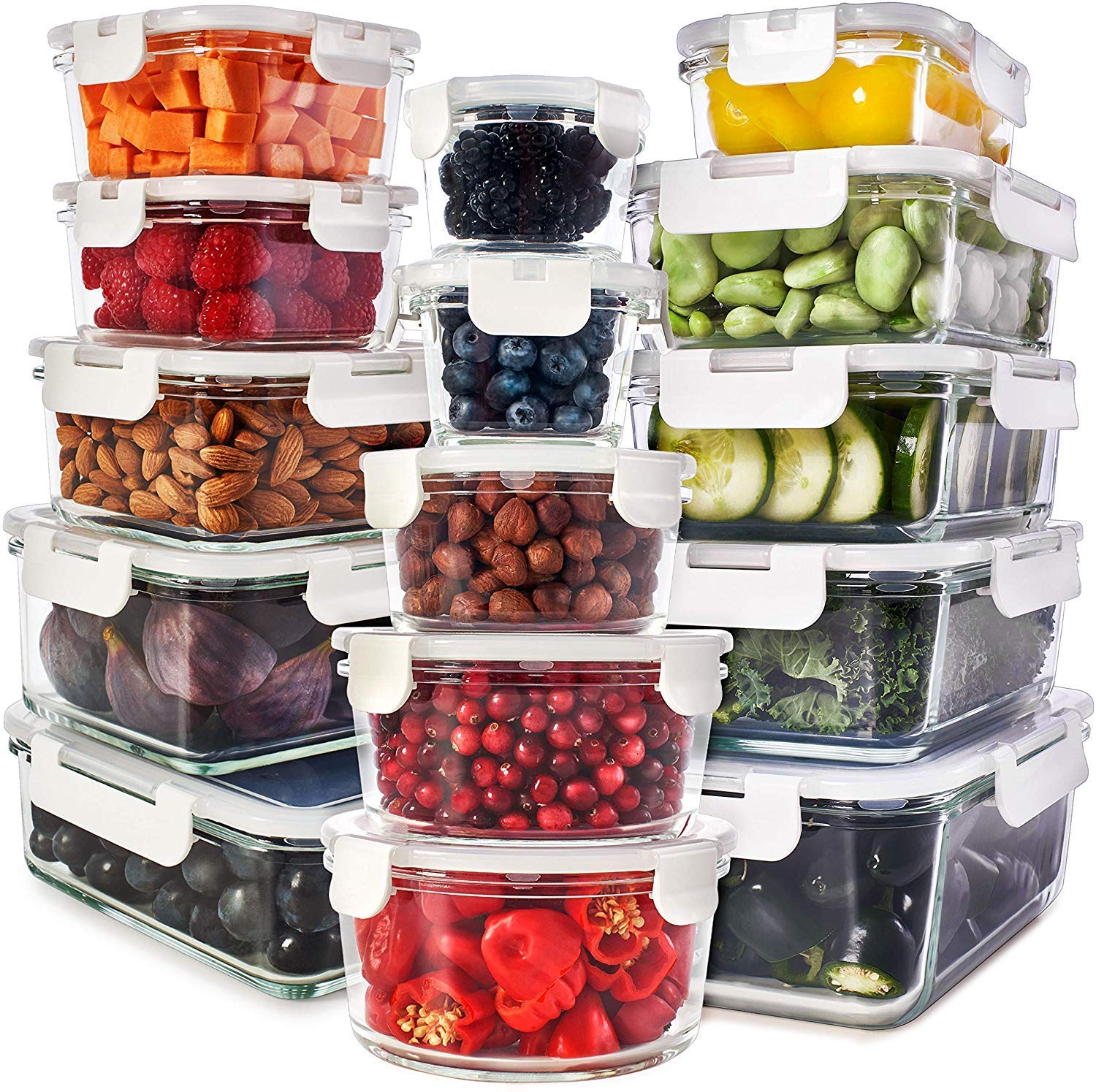 Professional glass food storage container custom storage container food storage container set