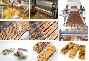 Machine à fabriquer des barres chocolatées <span class=keywords><strong>Twix</strong></span> Crunch, ligne de production de barres au nougat - Product Image 4